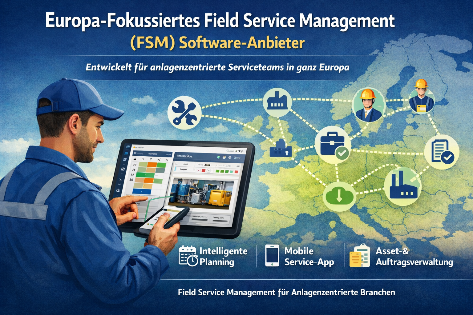 Europa-First Field Service Management (FSM) Software Anbieter